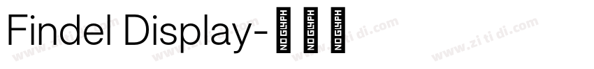 Findel Display字体转换 Findel Display字体转换